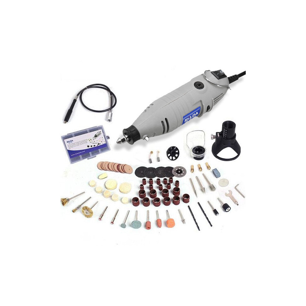 220V 150W Variable Speed Electric Grinder With 91Pcs Accessories Mini Rotary Tool Drill 1138392123140
