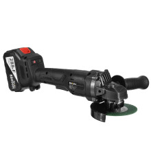 (Two Batteries, US Plug) 100MM Brushless Rechargeable Polishing Hand Wheel Grinder Electric Angle Grinder