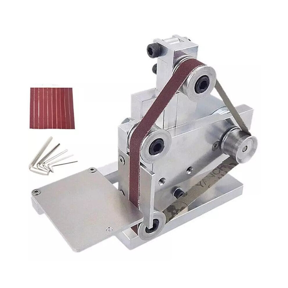 Angle Grinder Grinding Machine Belt Grinder Mini Belt Sander Polishing Grinding Machine Cutter Edge Sharpener