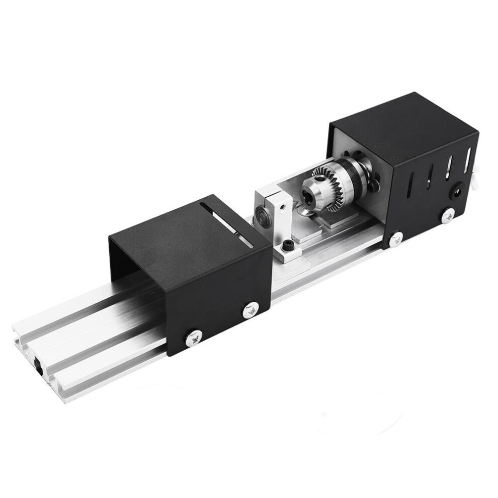 (Almighty Set) 80W 24V Mini Lathe Beads Polisher Machine Woodworking Craft DIY Rotary Tool Beads Grinding Polishing