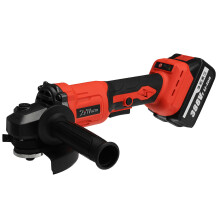 (Two Batteries, EU Plug) 388VF 125mm Brushless Angle Grinder Cordless Electric Grinder Polishing Machine Fit Makita