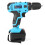 21V 1.5Ah Lithium-ion Cordless Hammer Drill Driver Kit With 2 Speed 5