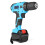 21V 1.5Ah Lithium-ion Cordless Hammer Drill Driver Kit With 2 Speed 1