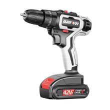 (Two Batteries) 42VF 5*1500mah Electric Drill Driver 2 Speed 36NM Power Drills 25+3 Torque DIY Powerful Tool