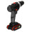 (Electric Impact Drill, EU Plug) 98VF Rechargeable Electric Cordless Impact Drill Screwdriver 25+1 Torque LED 5