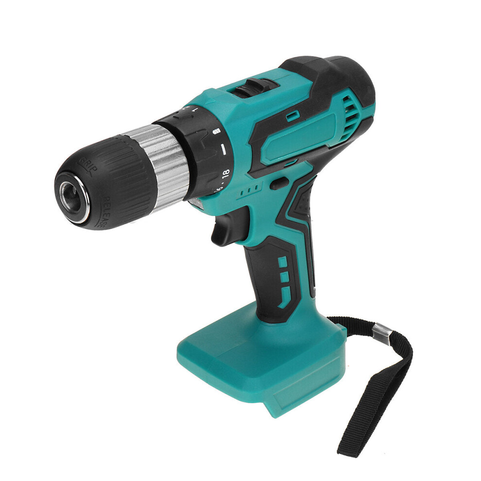 (Red) 18V 13mm Cordless Electric Drill 2 Speed Screwdriver For Makita Battery