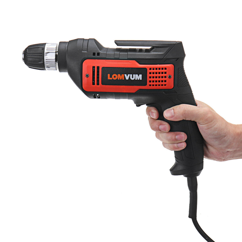(Set) 0-2500R/MIN 220V Multi Functional Electric Hand Drill Driver High Power Household Industrial Grade Drill Electric Screwdriver