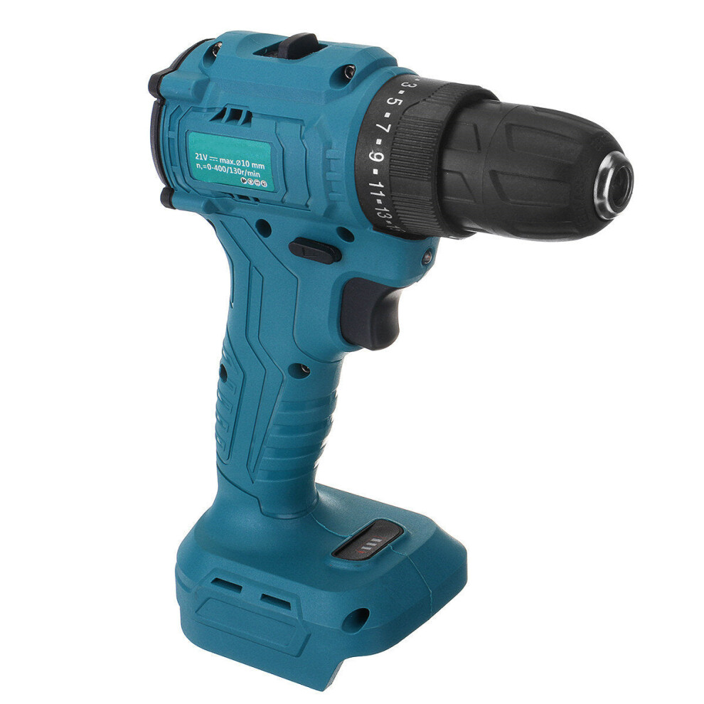 25 Torque 2 Speeds Brushless Cordless Electric Drill Impact Wrench For 21V Battery 1138392119235