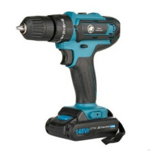 (One Battery, with 1 Charger) 148VF 2.0Ah Cordless Electric Impact Drill Rechargeable Drill Screwdriver W/ 1 or 2 Li-ion Battery