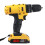(Two Batteries, EU Plug) 48VF Impact Drill Cordless Screwdriver Drill 25+3 Torque 2 Speed Drilling Battery Indicator Tool 5