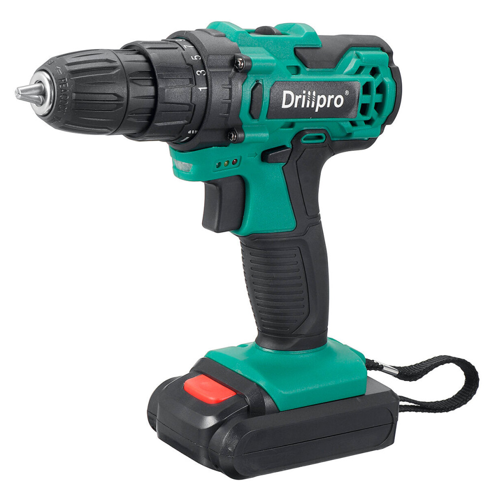 (One Battery, Eu Plug) 21V 1.5Ah Cordless Drill Rechargeable 2 Speed Electric Drill Screwdriver 1138392120088