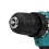 (One Battery, US Plug) 10mm Electric Drill 25 Gear Torque Adjustment Switch Stepless Speed 8