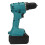 (Two Batteries, EU Plug) 10mm Electric Drill 25 Gear Torque Adjustment Switch Stepless Speed 6