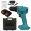 (Two Batteries, US Plug) 10mm Electric Drill 25 Gear Torque Adjustment Switch Stepless Speed 10