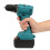 (One Battery, US Plug) 10mm Electric Drill 25 Gear Torque Adjustment Switch Stepless Speed 4