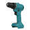 (Two Batteries, EU Plug) 10mm Electric Drill 25 Gear Torque Adjustment Switch Stepless Speed 3