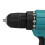 (One Battery, US Plug) 10mm Electric Drill 25 Gear Torque Adjustment Switch Stepless Speed 7