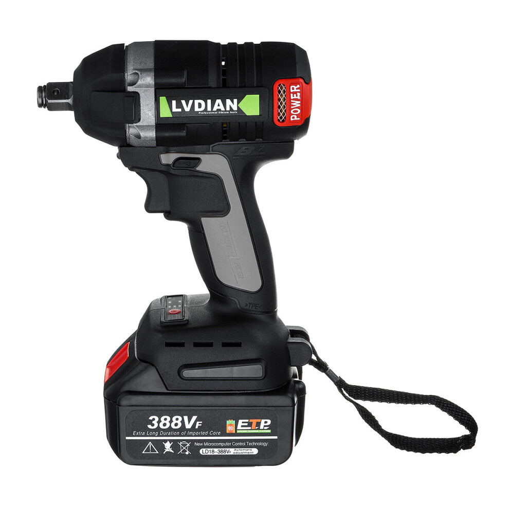 (Yellow) 388VF 630N.m 19800mAh Brushless Cordless Electric Wrench