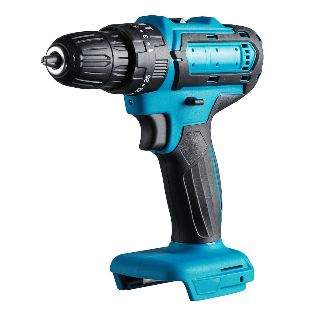 (Iron chuck) 3 In 1 Electric Drill Screwdriver Dual Speed Cordless Drill Tool for Makita Battery