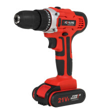 (Power Battery, EU Plug) 12/18/21V Electric Power Torque Impact Drill Cordless Hammer Screwdriver 25+3 35NM-56NM Power Tool
