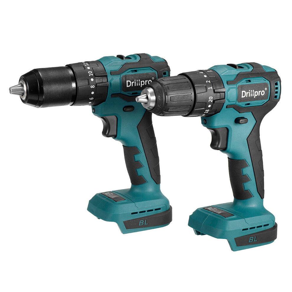 (10mm) 10mm/13mm Cordless Brushless Impact Drill Driver Rechargable Electric Screwdriver Driver Fit Makita