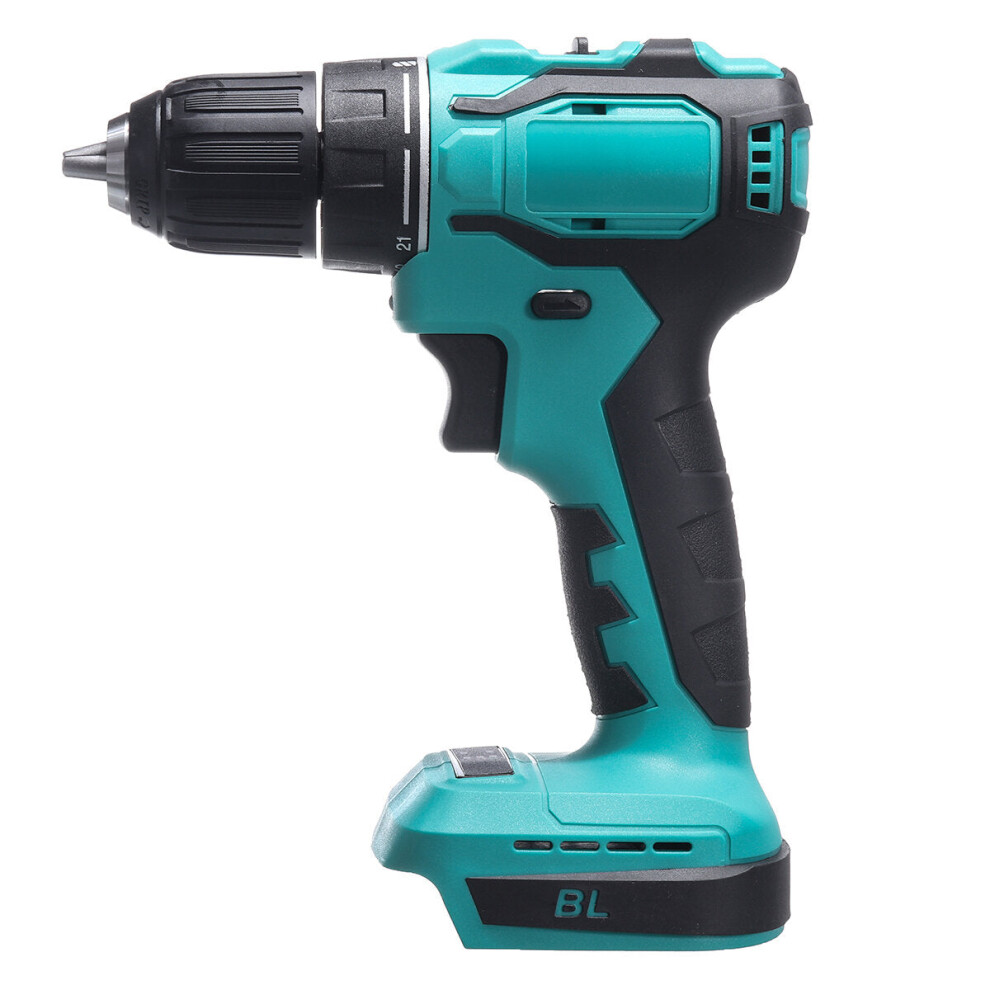 (Gray, One Battery) 88VF Rechargeable Brushless Cordless Drill High Power LED Electric Drill Driver Kit Adapted To Makita Battery