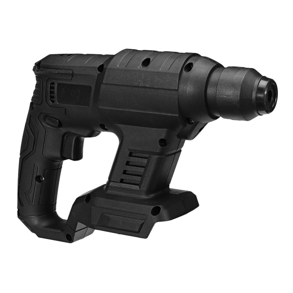 (Black) Multifunctional Electric Hammer Impact Drill Concrete Breaker For Makita 18-21V Battery