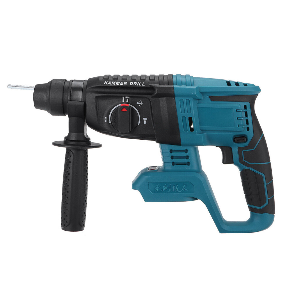 (Plastic Box) Electric Cordless Demolition Jack Hammer Impact Drill Concrete Breakers Punch Kit