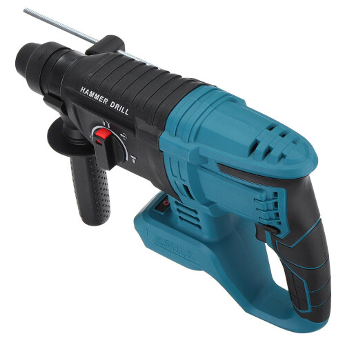 (Plastic Box) Electric Cordless Demolition Jack Hammer Impact Drill Concrete Breakers Punch Kit 2