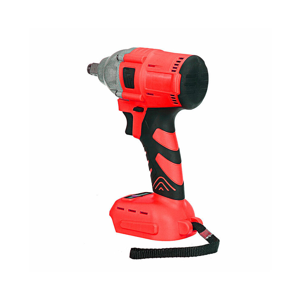 (EU Plug) 18V 1/2" 10000mAh Brushless Cordless Impact Wrench 350Nm Electric Drilling Tool with LED Light