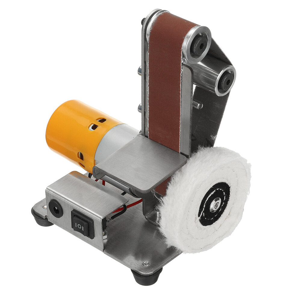 (Standard + Polishing Wheel) 3 IN 1 Mini Electric Belt Sander Multi-functional Polishing Grinding Machine