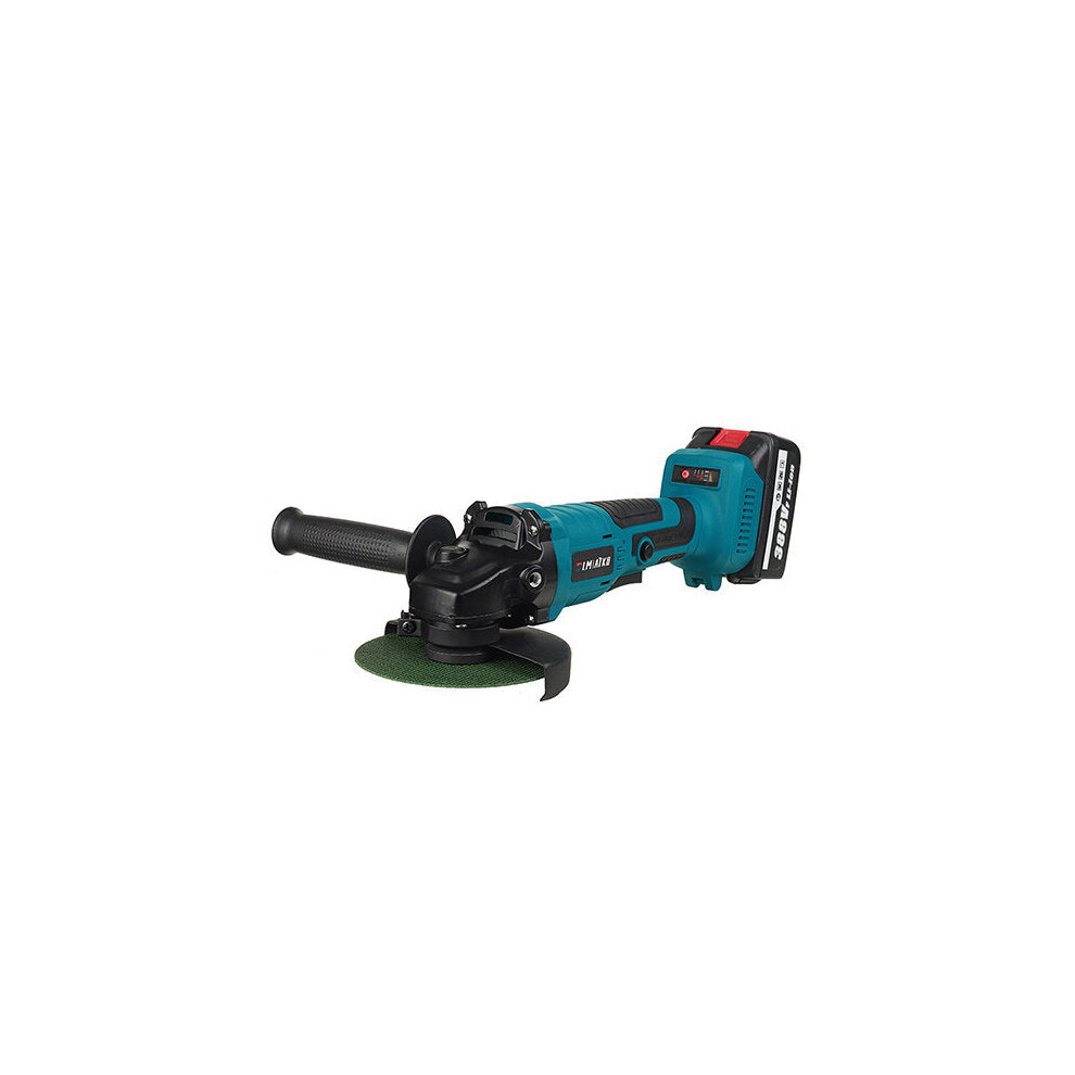 (Blue, Eu Plug) 388V 100Mm/125Mm M10/M14 Eletric Polisher With Battery 1138392137802