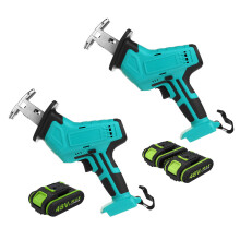 (One Battery) 48V 1/2 Battery Rechargeable Cordless Reciprocating Saw Jigsaw+Blades/LED Light