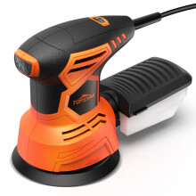 (EU Plug) 110V/220V 240W Electric Random Orbital Sander Rotary Sander 125mm with 20Pcs Sandpapers Circular Sander Dust Collection Box