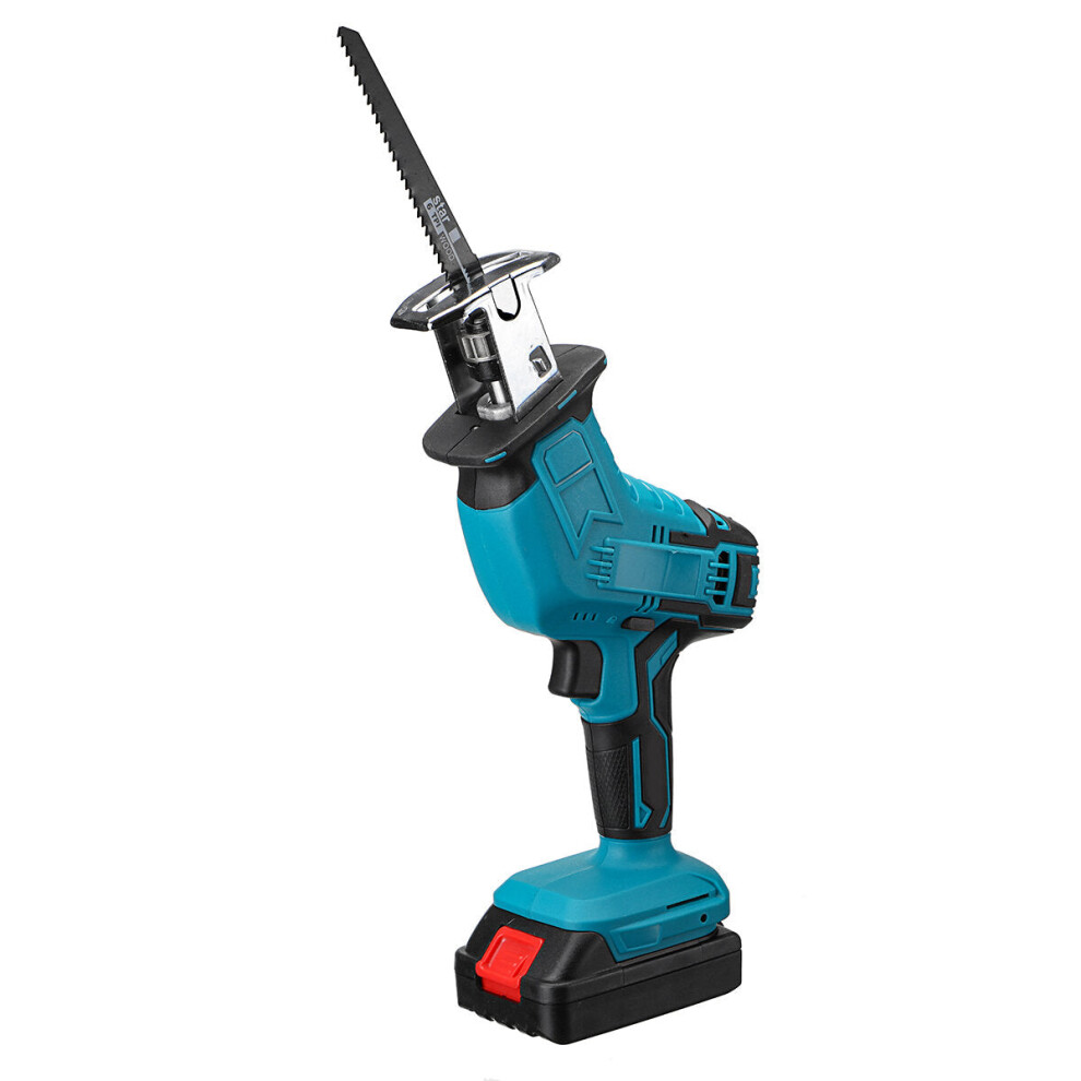 21V Cordless Reciprocating Saw Electric Sabre Saw Woodworking Wood Metal Cutting With 1 Battery 1138392131374