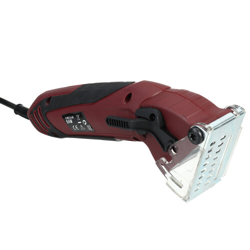 (US Plug) Mini Cutting Machine Electric Circular Saw Multi-Functional Handheld Grinder Kit Carpenter Woodwork Cutting Tools W/ 3pcs Blades 2