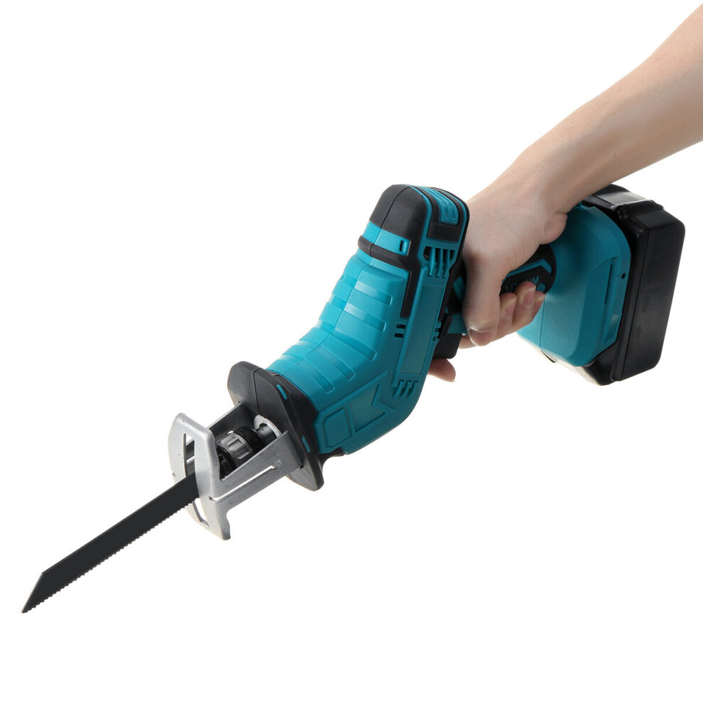 (Two Batteries) 68V Electric Reciprocating Saw Outdoor Woodworking Cordless Handheld Saw 9000mah