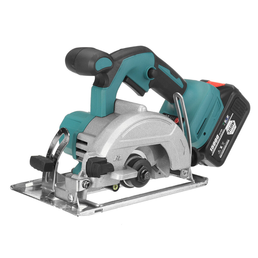 (One Battery, US Plug) 388VF Electric Circular Saw Woodworking Wood Wood Cutter W/ None/1/2 Battery For Makita