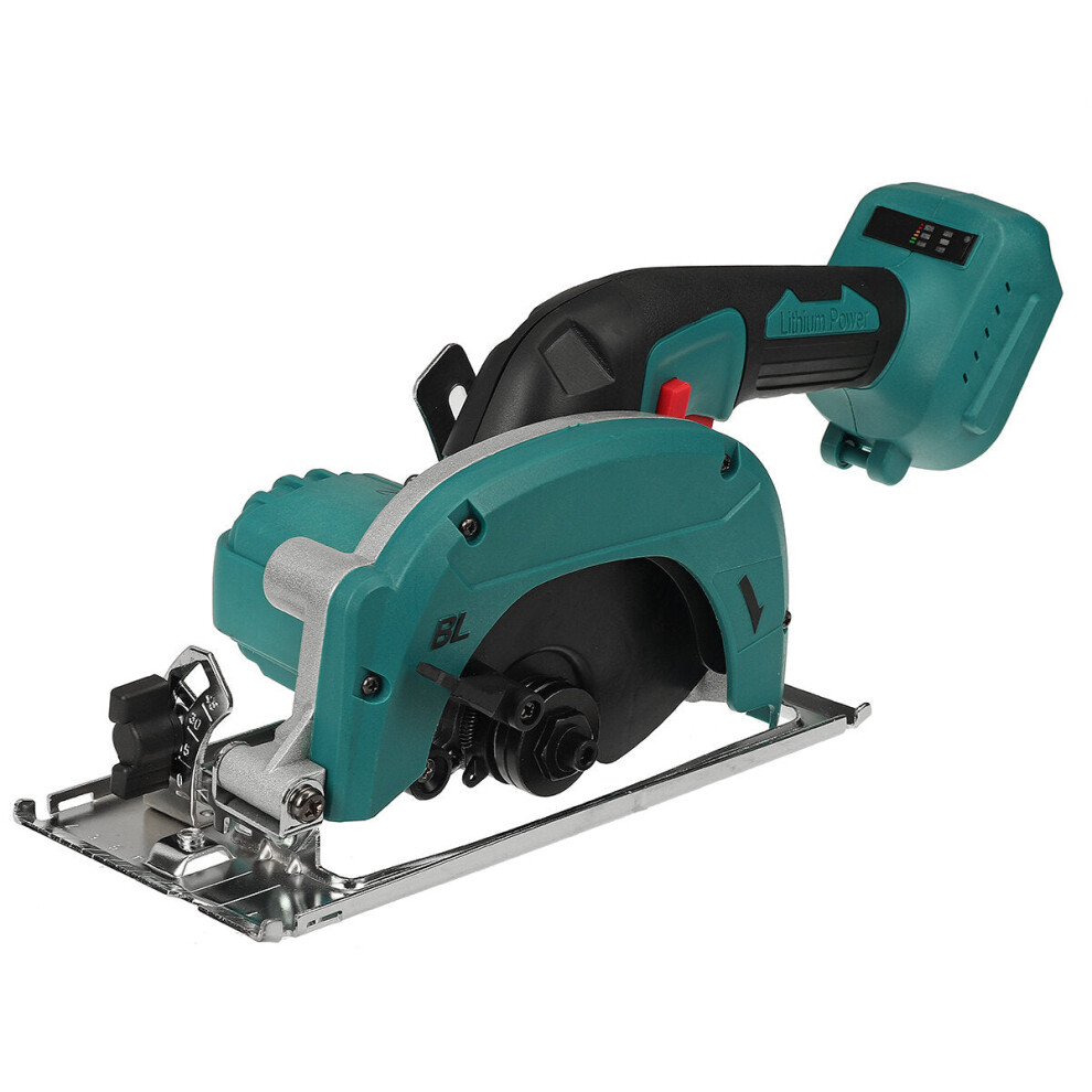 (132mm) 132/150mm Cordless Electric Circular Saw Curved Cutting Adjustable Cut Off Saw For Woodworking Fit Makita 18V Battery