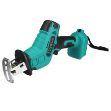 (Two Batteries US Plug) 128V Reciprocating Saw Cordless Electric Saw for Wood Metal Cutting machine Power Saws 3000rpm/min With 18V Battery