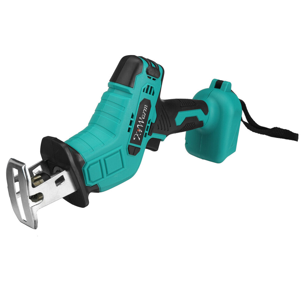(Two Batteries EU Plug) 128V Reciprocating Saw Cordless Electric Saw for Wood Metal Cutting machine Power Saws 3000rpm/min With 18V Battery