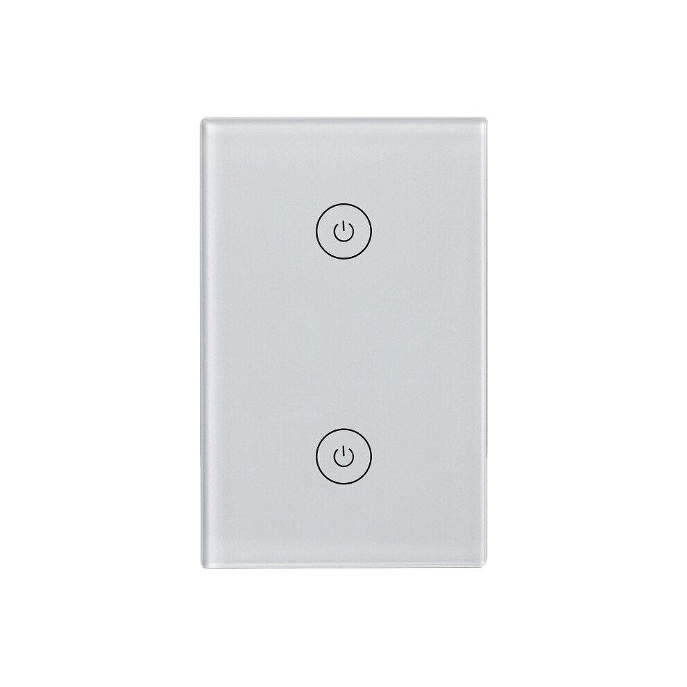 Smart Us Dual Control Switch Multi-Control 2Gang Switch Works With Amazon Alexa Google Home Wifi+Rf433 6112211883557