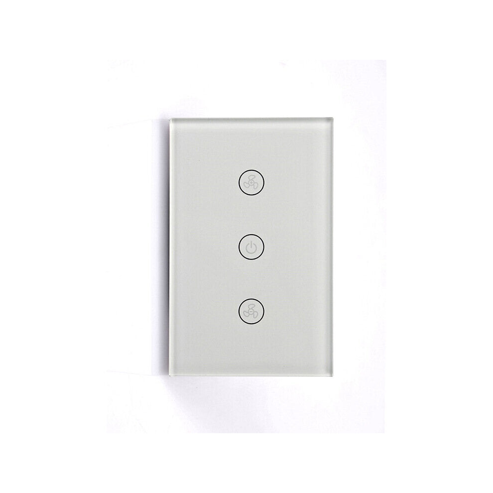 (Black) Smart Wifi Touch Fan Switch Us Standard Remote Control Switch Compatible With Amazon Alexa Google Home Wf-Fs011 6112211883632