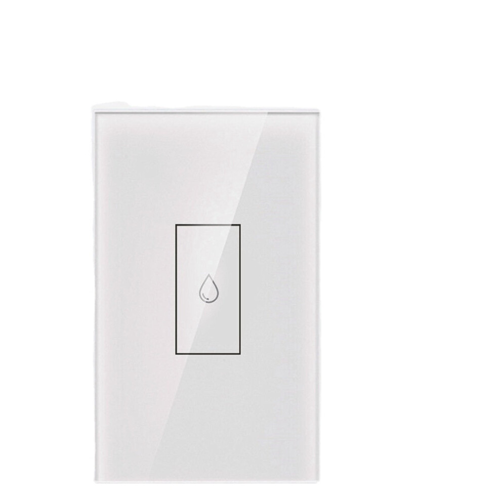 (White, EU Plug) WiFi Smart Boiler Switch US/EU 110V 220V Touch Control Wall Electric Water Heater On Off with Alexa Google Home
