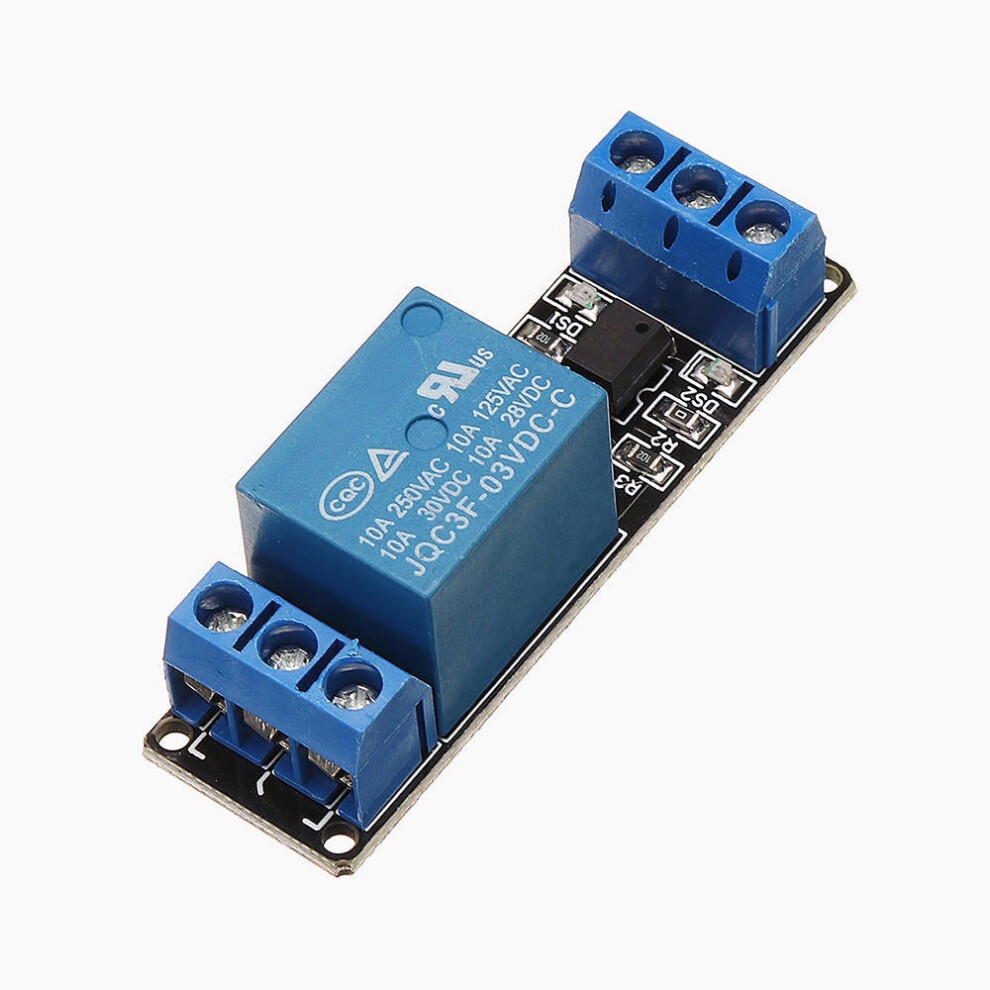 20pcs 1 Channel 3.3V Low Level Trigger Relay Module Optocoupler Isolation Terminal