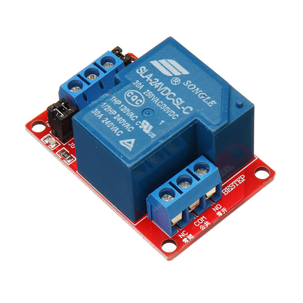 1 Channel 24V Relay Module 30A With Optocoupler Isolation Support High And Low Level Trigger 8727971221389