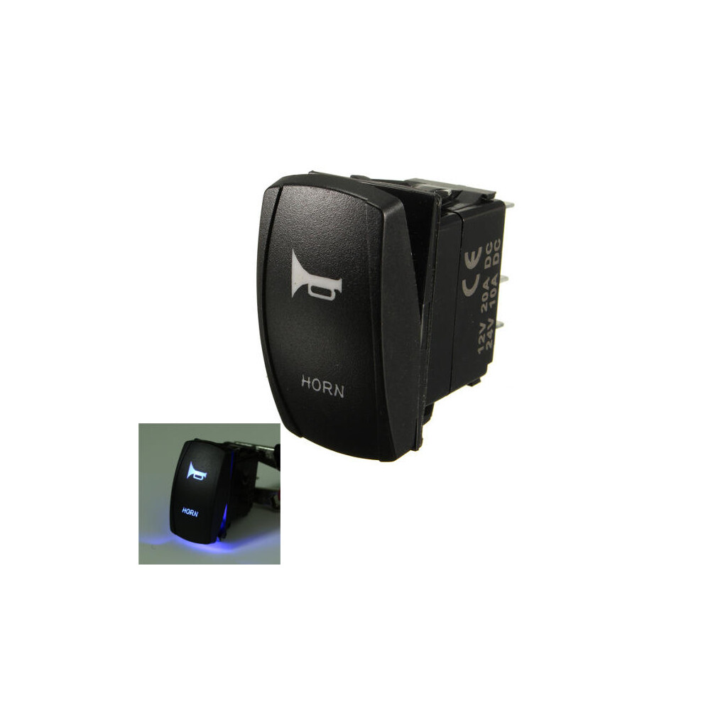 20A 12V/24V Horn Switch Rocker Toggle On/Off Led Car Boat Light 4250937581806