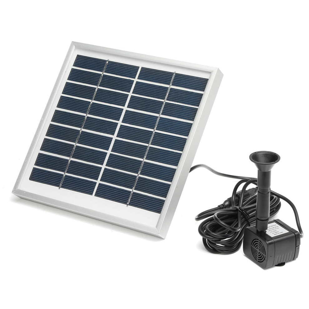 3W Solar Panel Powered Submersible Fountain Pump Water Pond Kit Garden Fish Tank 4250937715300