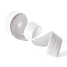 (Grey Wide) Narrow/Wide Type Waterproof Kitchen Bathroom Toilet Sink Wall Corner PVC Sealing Strip Self Edge