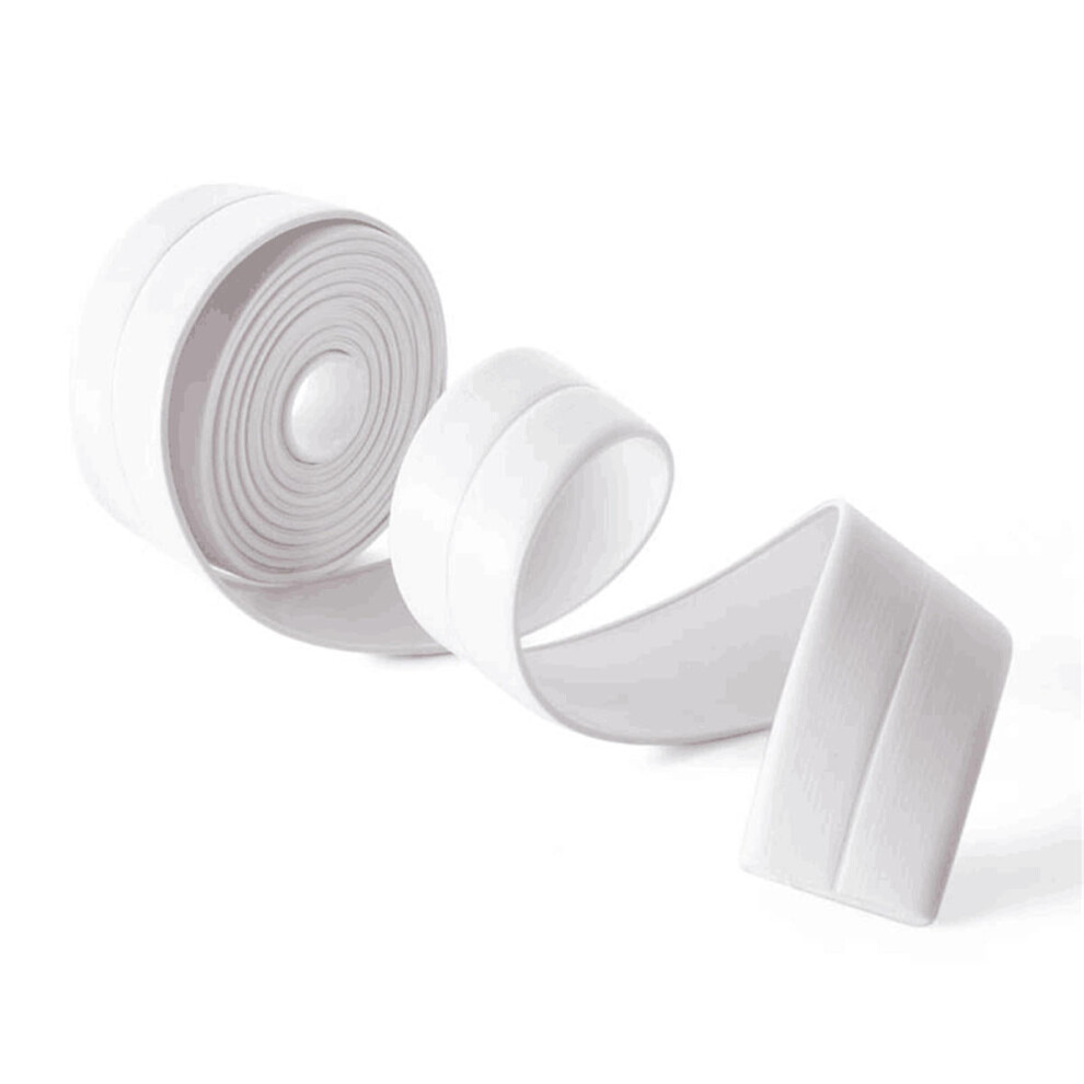 (Grey Narrow) Narrow/Wide Type Waterproof Kitchen Bathroom Toilet Sink Wall Corner PVC Sealing Strip Self Edge